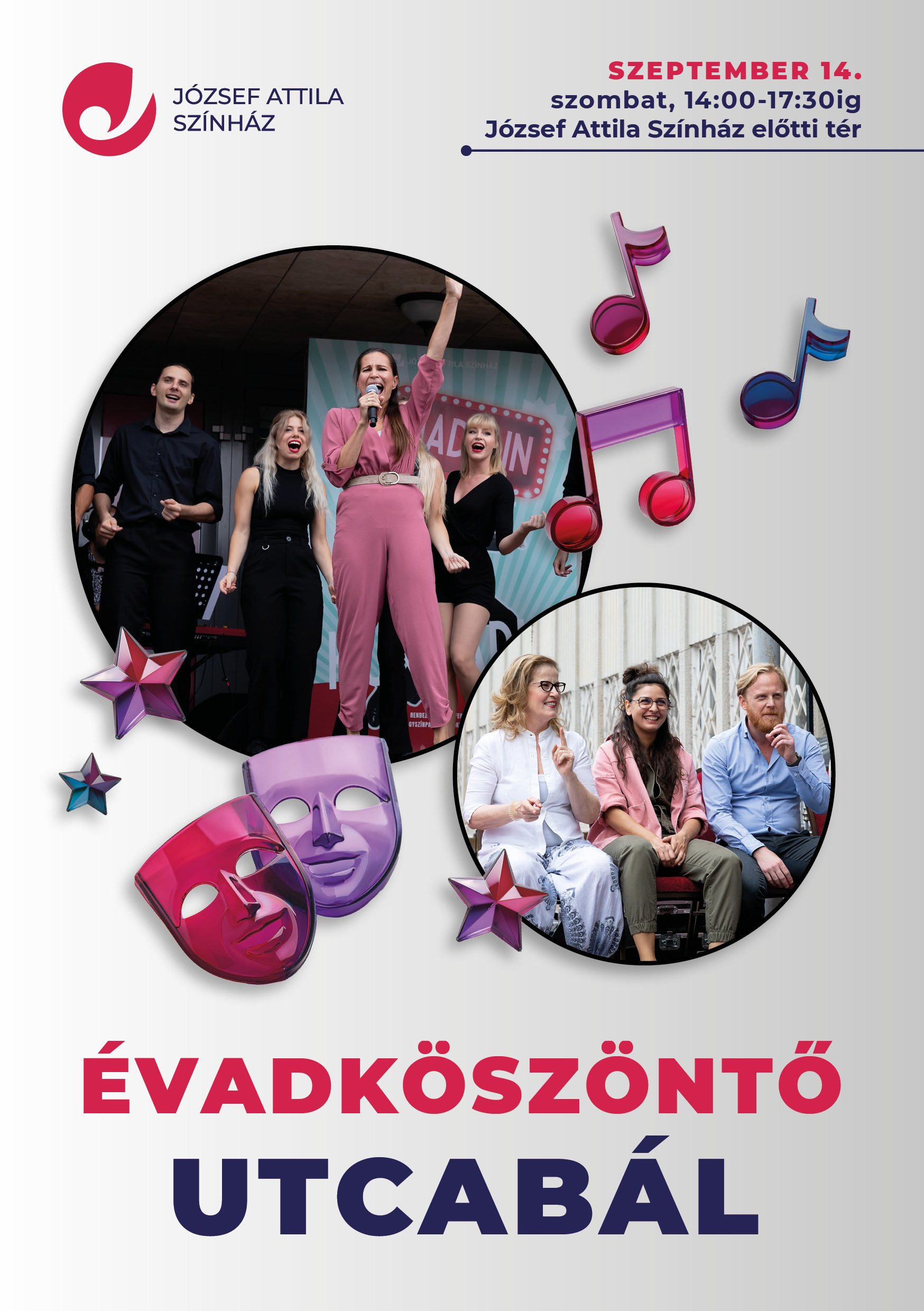 Utcabál a József Attila színházzal