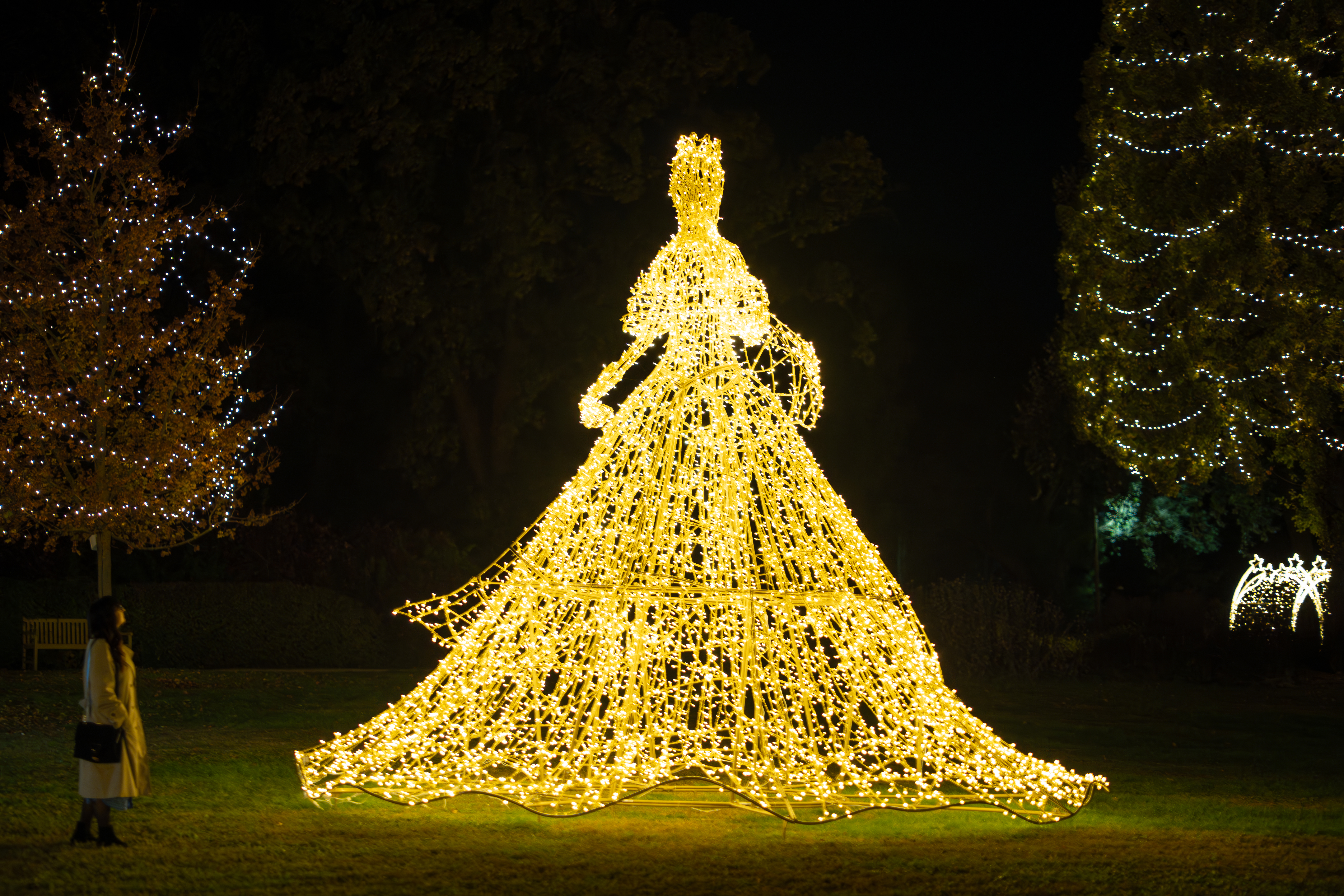 Gödöllői kastélypark kivilágítva