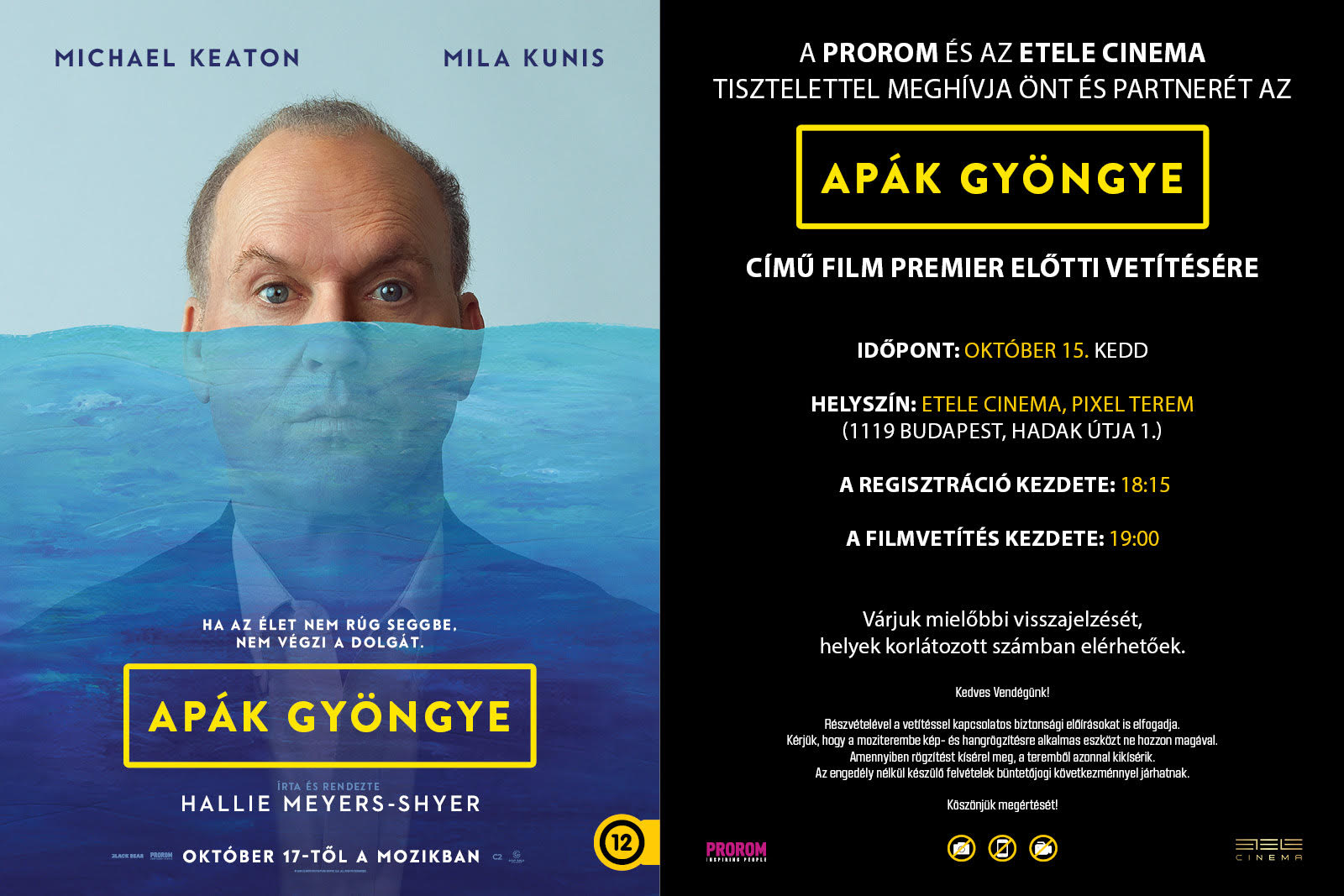 Apák Gyöngye az Etele Plazaban