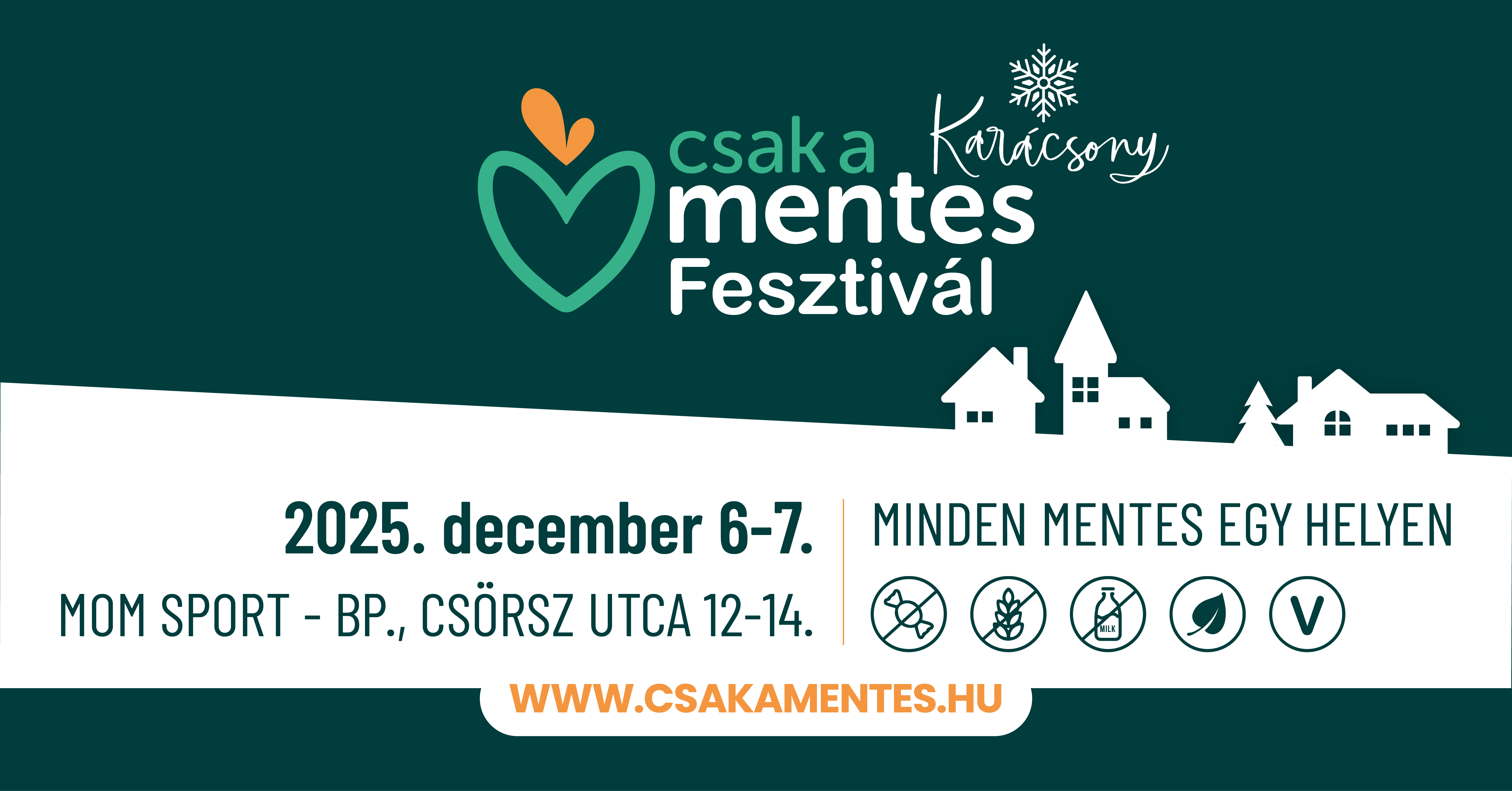 Karácsonyi Csak A Mentes Fesztivál december 6.-8.-ig