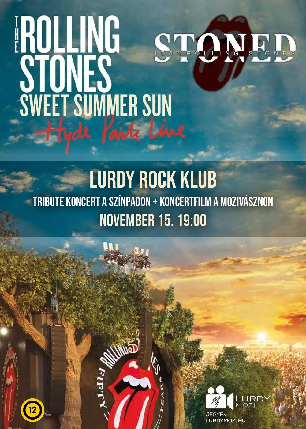 Lurdy Rock Klub élőzenés tribut programsorozat élőkoncerttel és koncertfilmmel