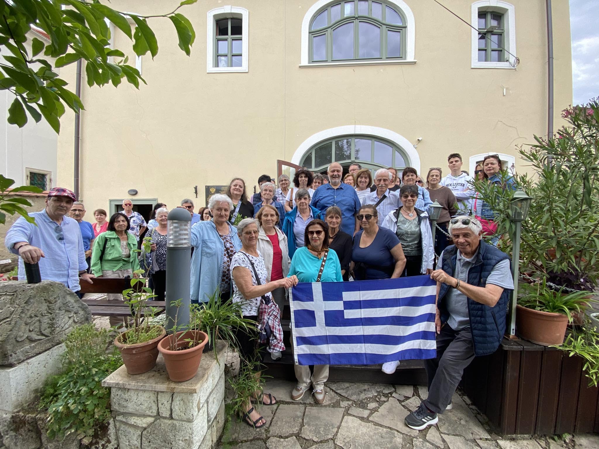 Görög kiránduló csoport Tokajban