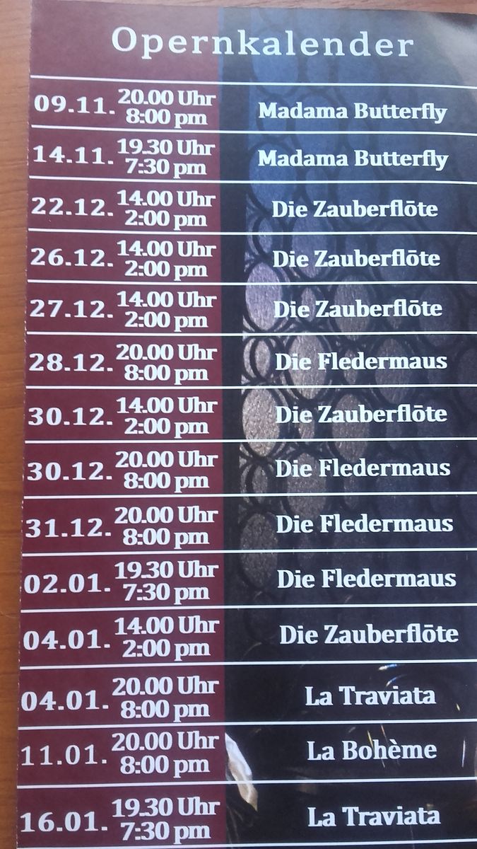 Opernkalender