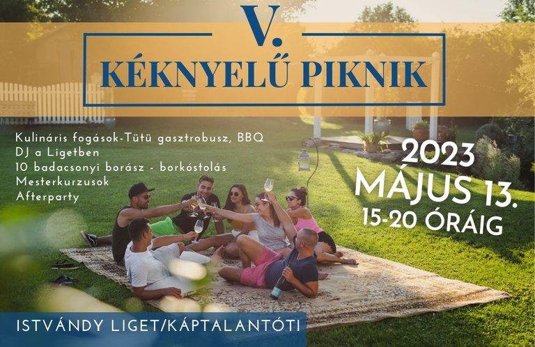 Kéknyelű Piknik, helyszín:a balatonfelvidéki  Istvándy Liget